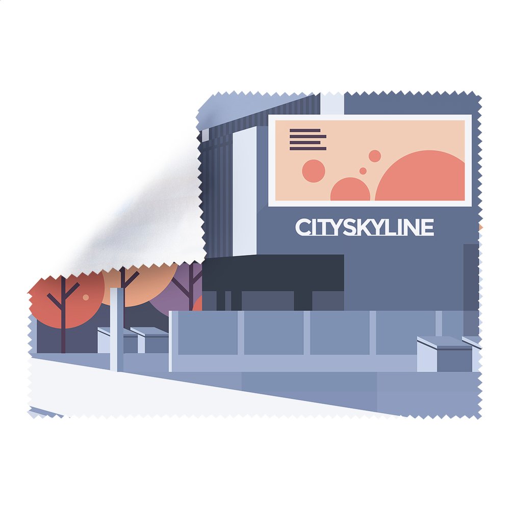 Dioptry RPET RPET čistiaca handrička na okuliare - MERCH