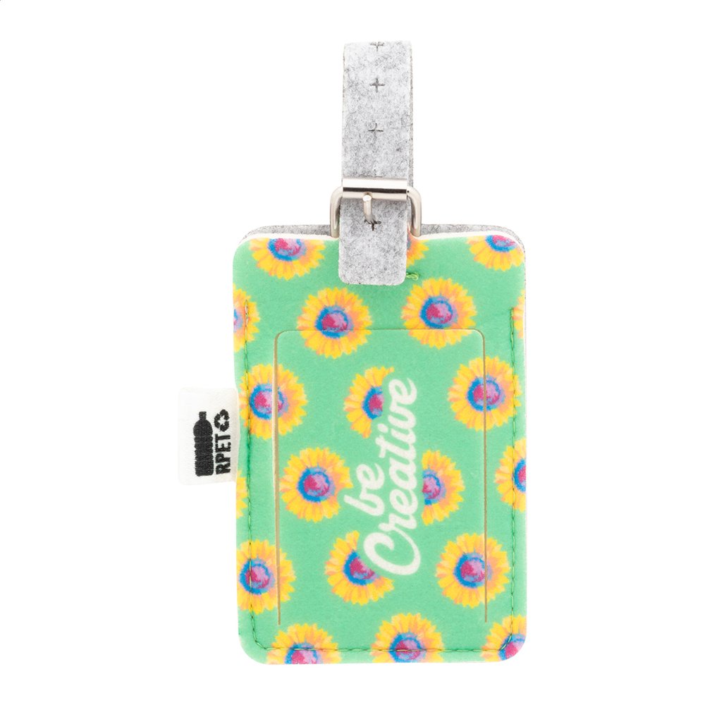 CreaFelt Tag RPET visačka na zákazku na batožinu - MERCH