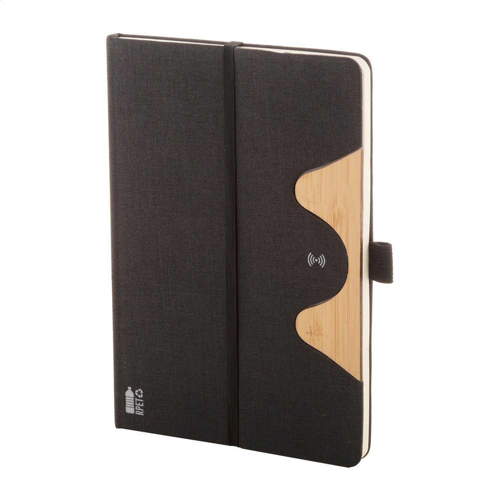 Chatom RPET blok s bezdrôtovou nabíjačkou - MERCH