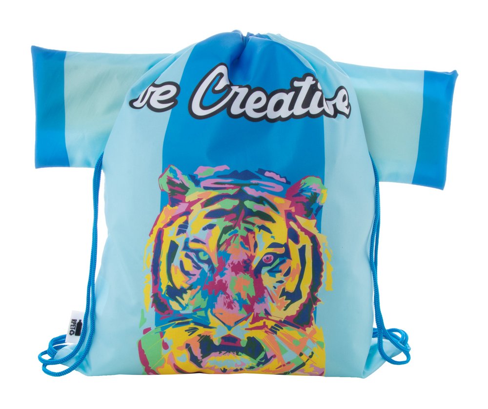 CreaDraw T RPET vak na stiahnutie šnúrkou na zákazku - MERCH