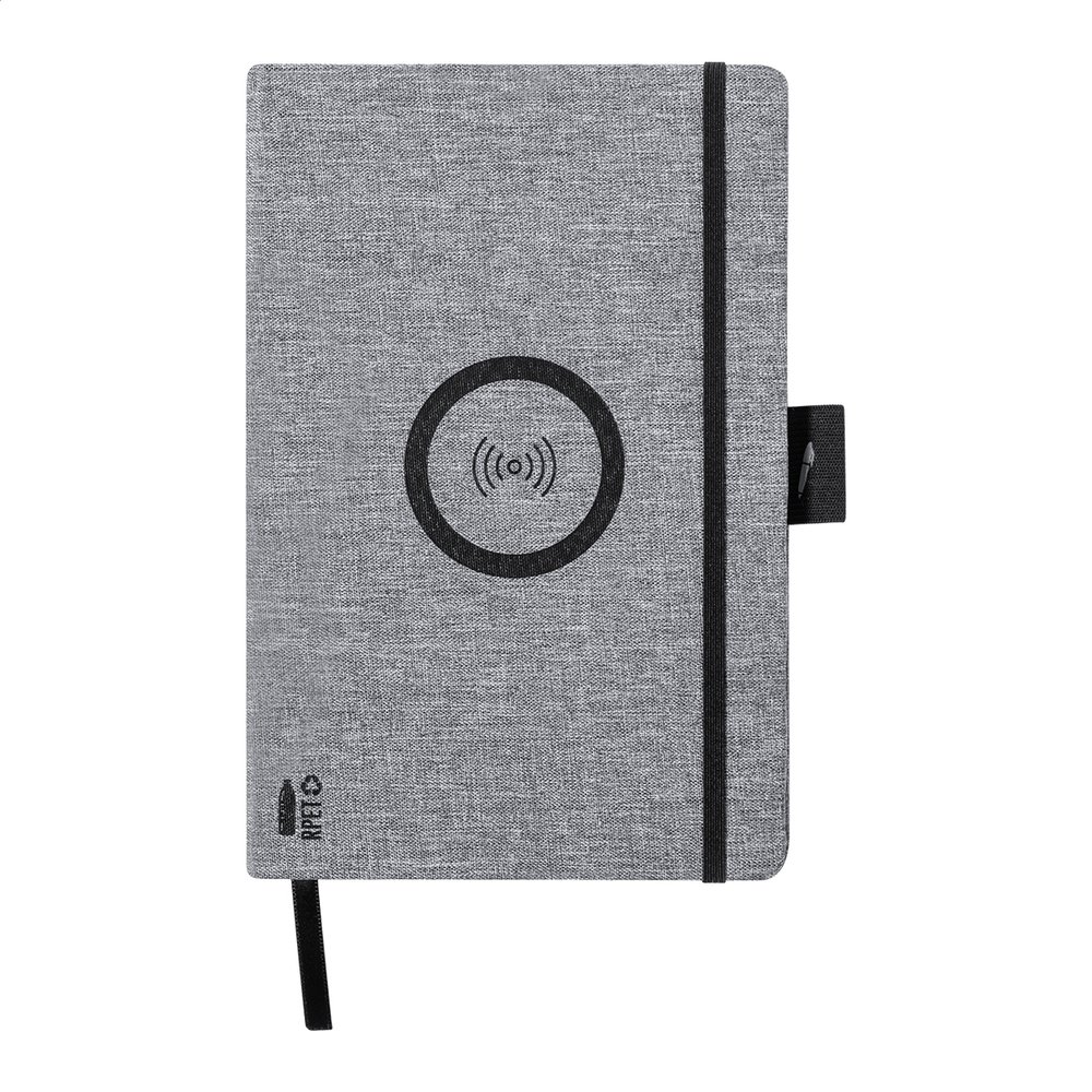 Charbuk poznámkový blok - bezdrôtová nabíjačka - MERCH