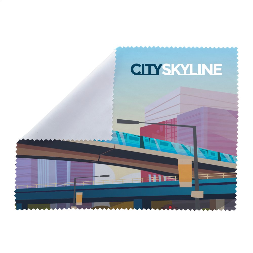 Dioptry XL RPET čistiaca handrička na okuliare - MERCH