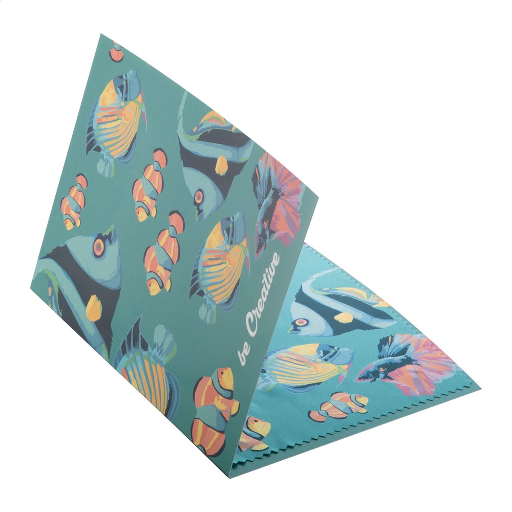 Dioptry Mail pohľadnica s handričkou na okuliare - MERCH