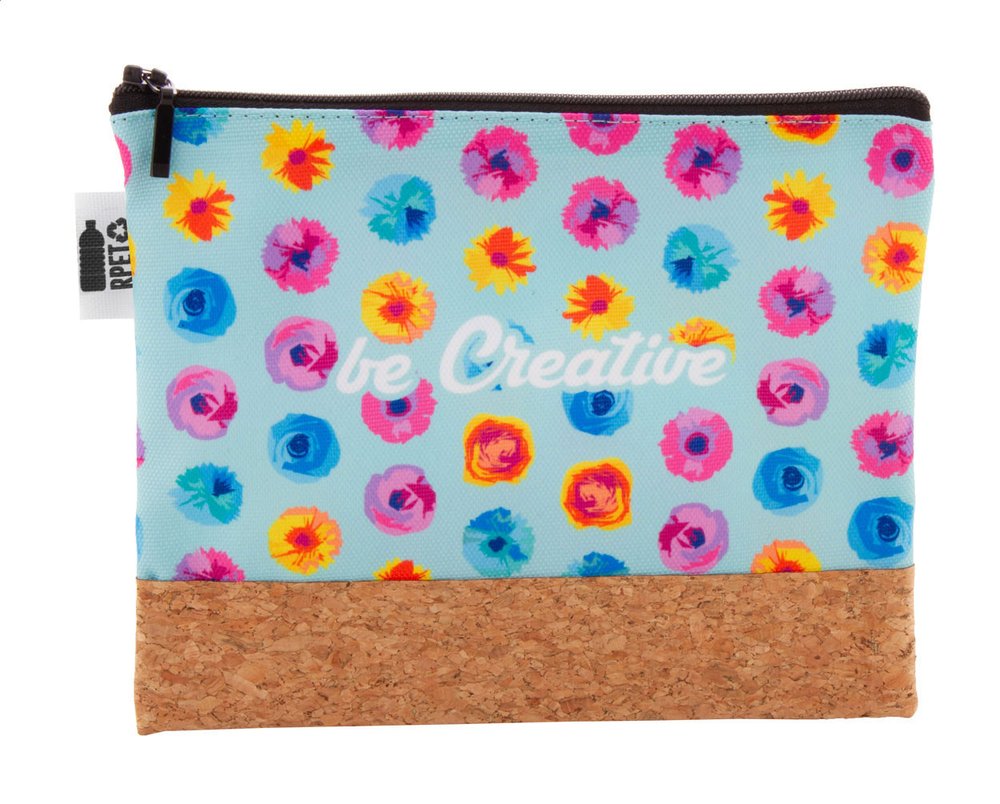 CreaBeauty Cork M RPET kosmetická taštička na zakázku - MERCH