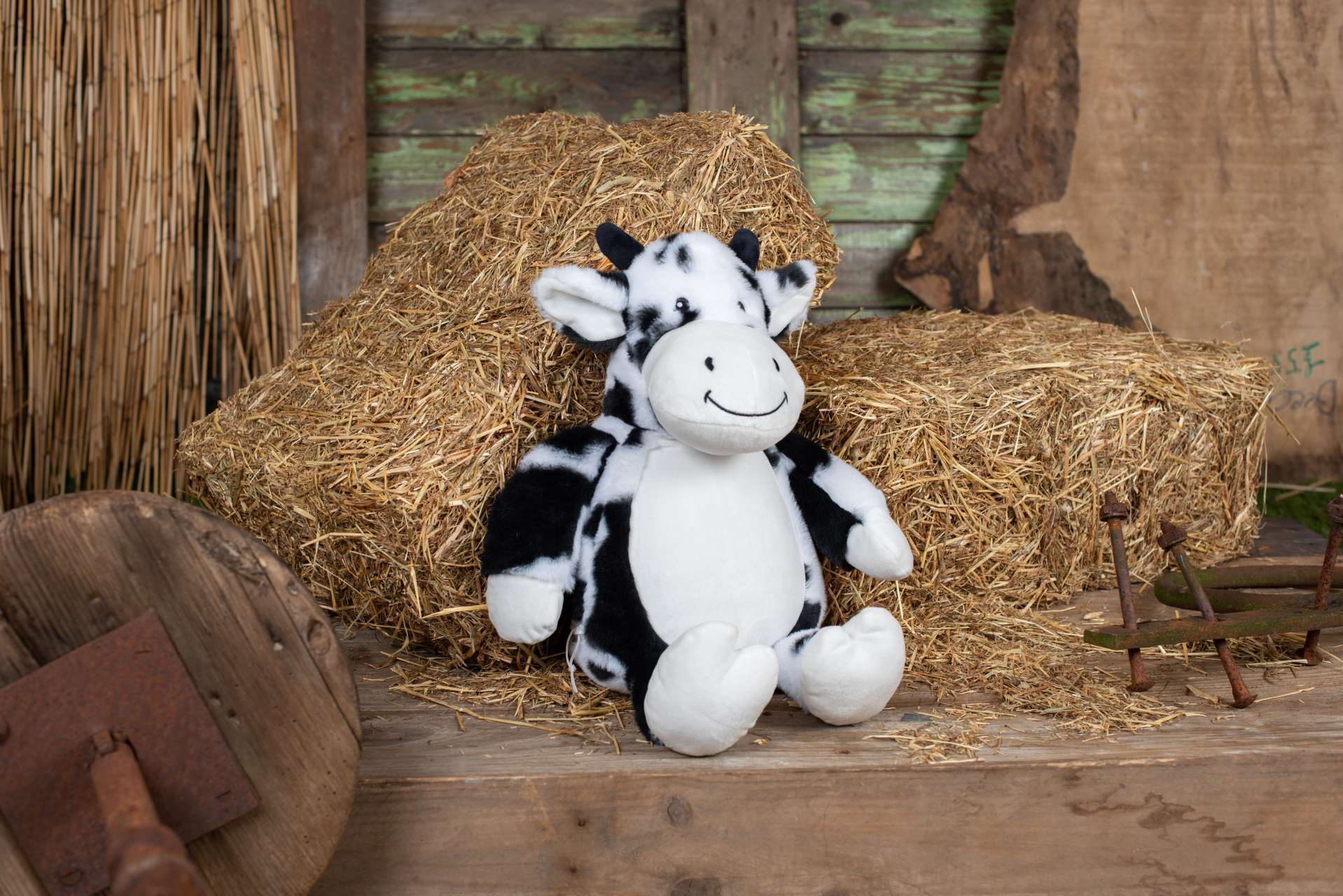 ZIPPIE BLACK AND WHITE COW - Mumbles