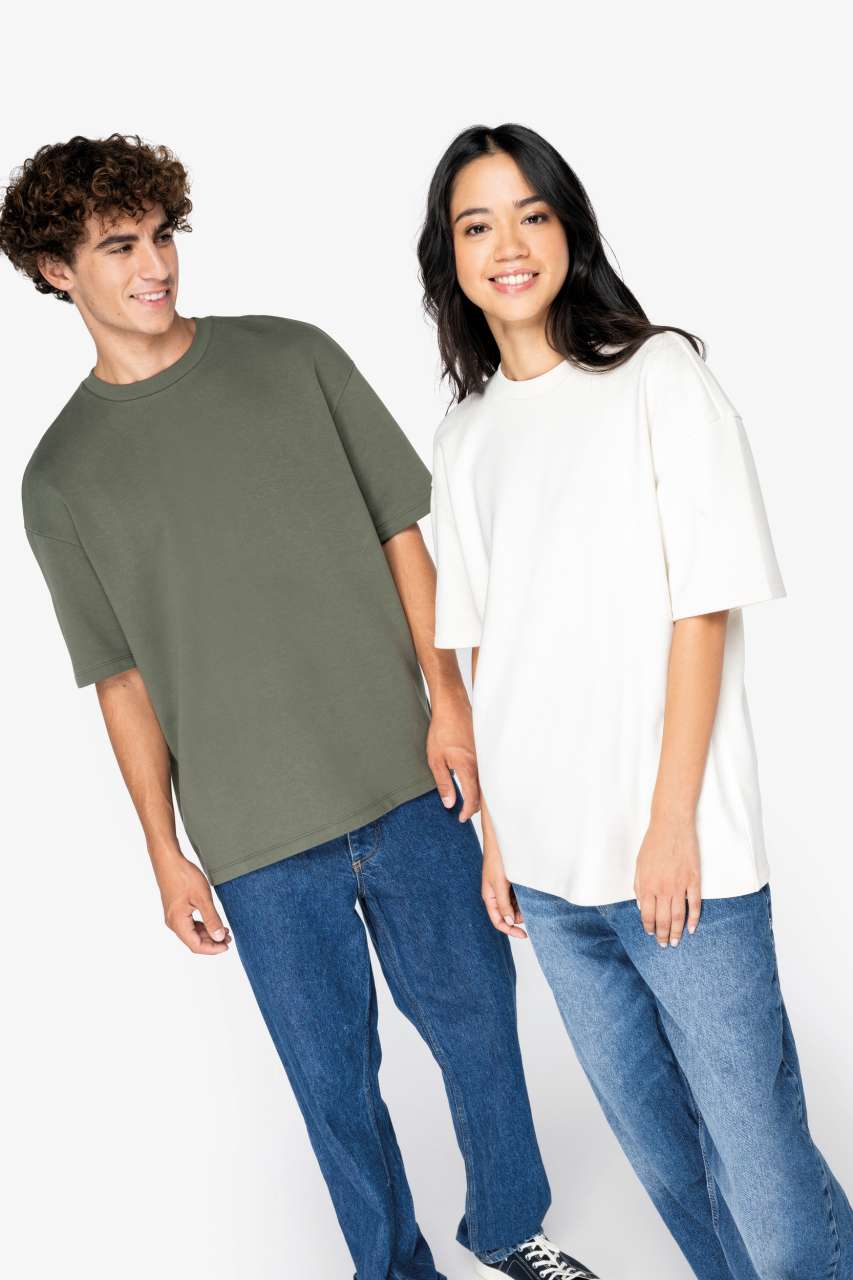 UNISEX ECO-FRIENDLY OVERSIZED FRENCH TERRY T-SHIRT - Native Spirit