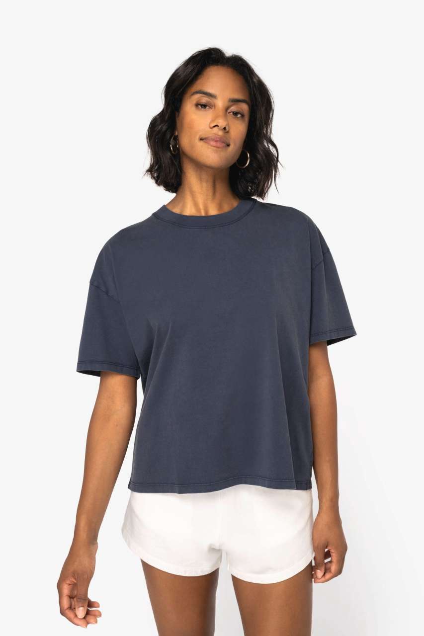 LADIES’ WASHED EFFECT OVERSIZED T-SHIRT - Native Spirit