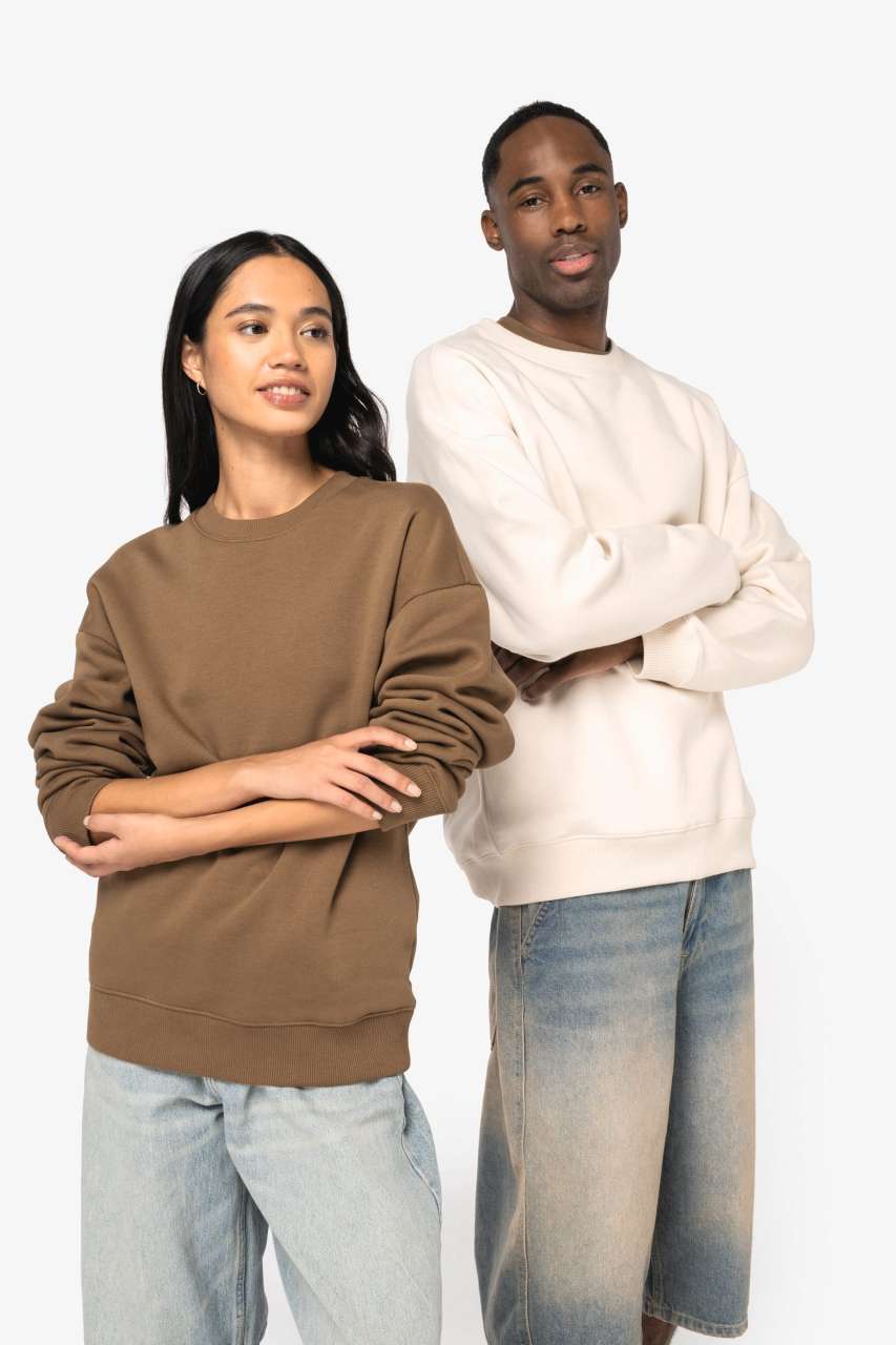 UNISEX ECO-FRIENDLY OVERSIZED CREW NECK SWEATSHIRT - Native Spirit