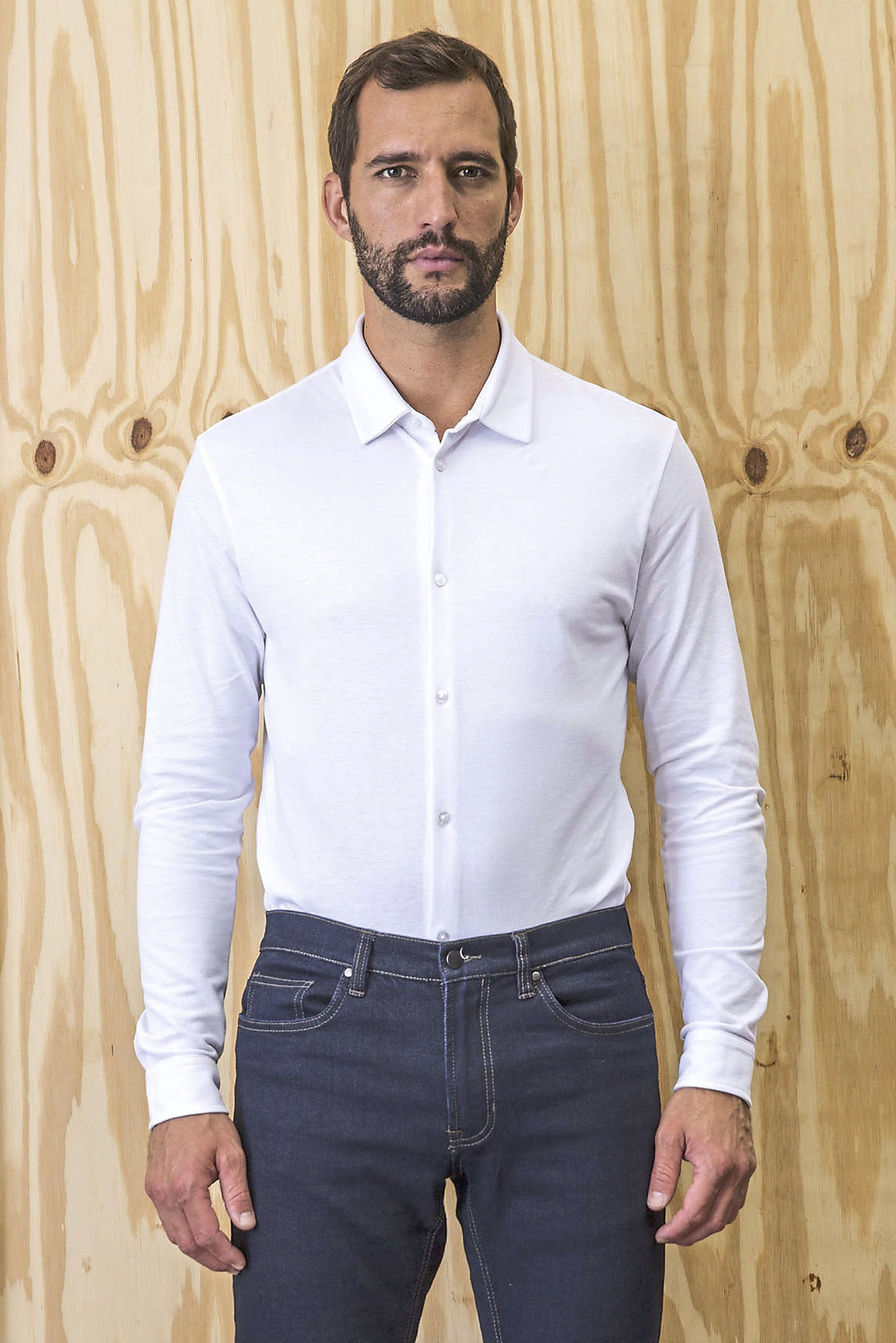 Men´s Cotton Pique Shirt Basile - NEOBLU