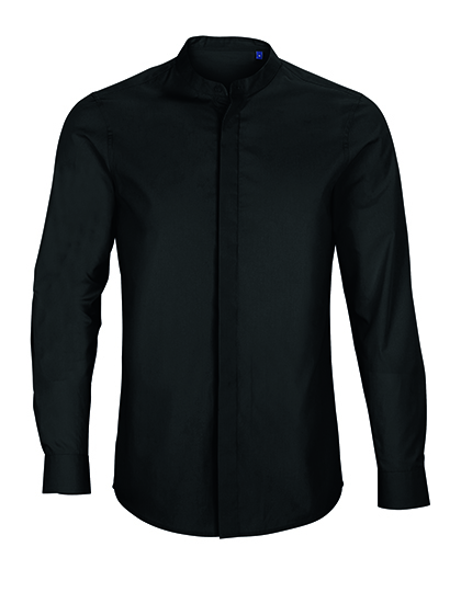 Men´s Mao Collar Shirt Bart - NEOBLU