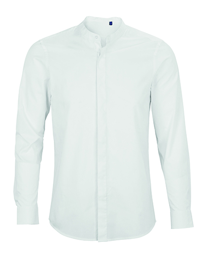 Men´s Mao Collar Shirt Bart - NEOBLU