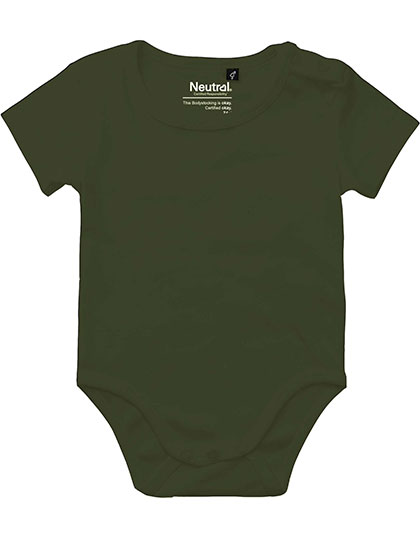 Babies Short Sleeve Bodystocking - Neutral