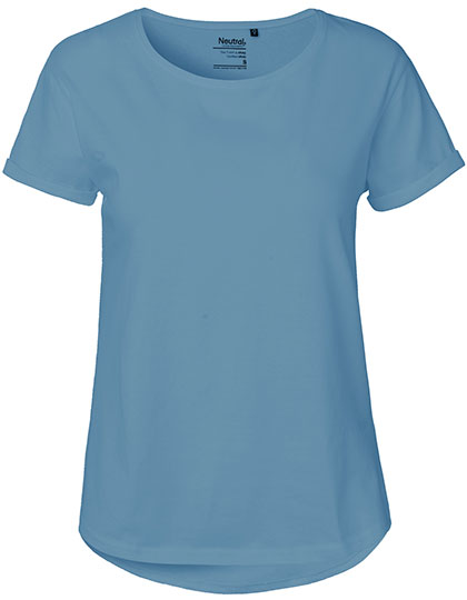Ladies´ Roll Up Sleeve T-Shirt - Neutral