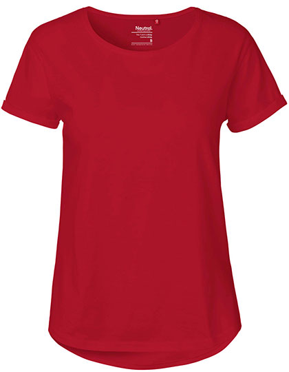 Ladies´ Roll Up Sleeve T-Shirt - Neutral