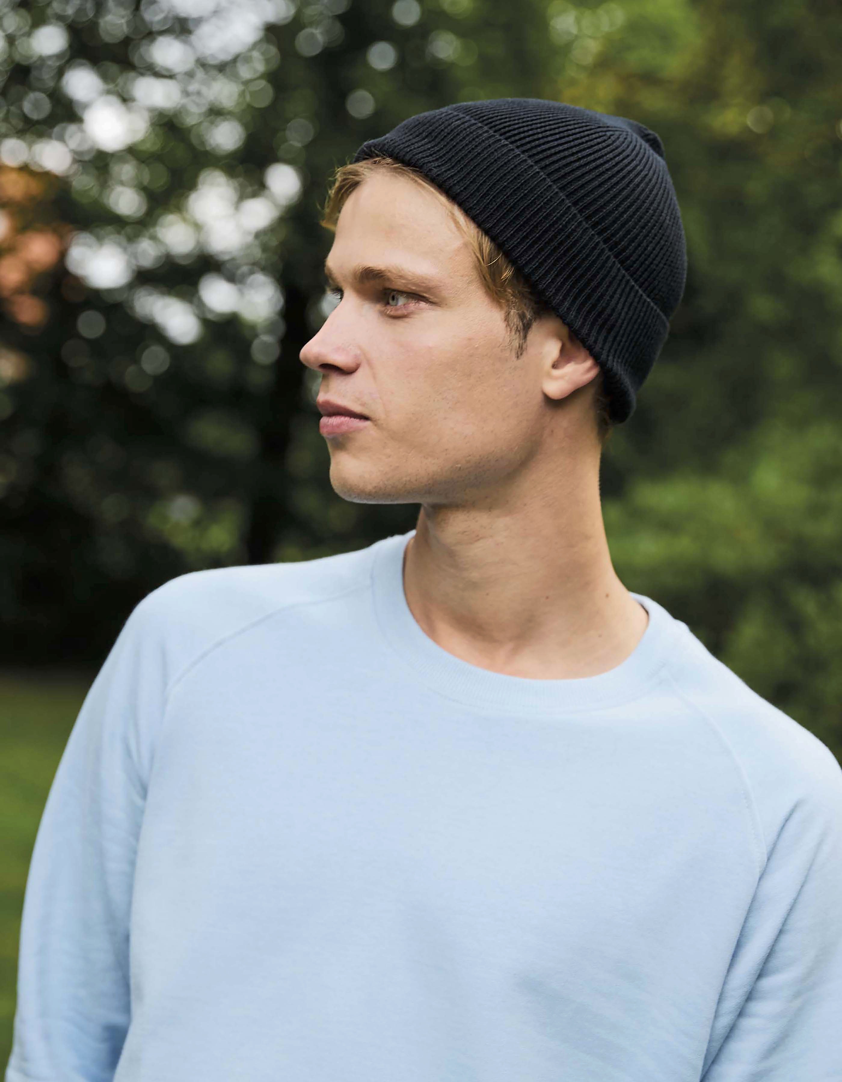 Beanie 1x1 Rib - Neutral