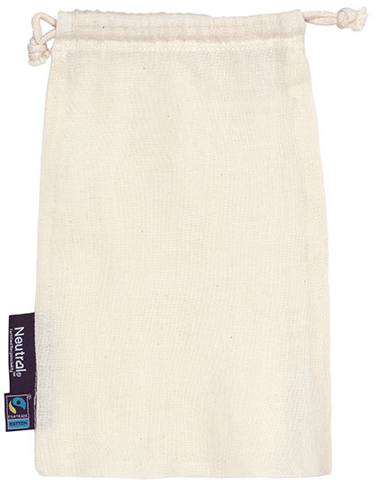 Cotton Bag With Drawstrings (5 Pieces) - Neutral