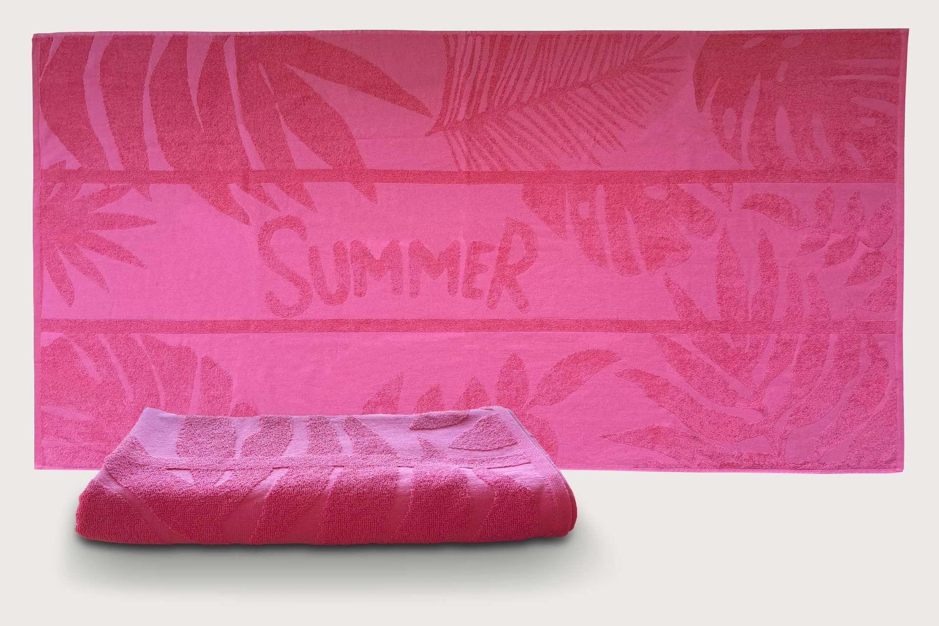 OLIMA JACQUARD BEACH TOWEL - Olima