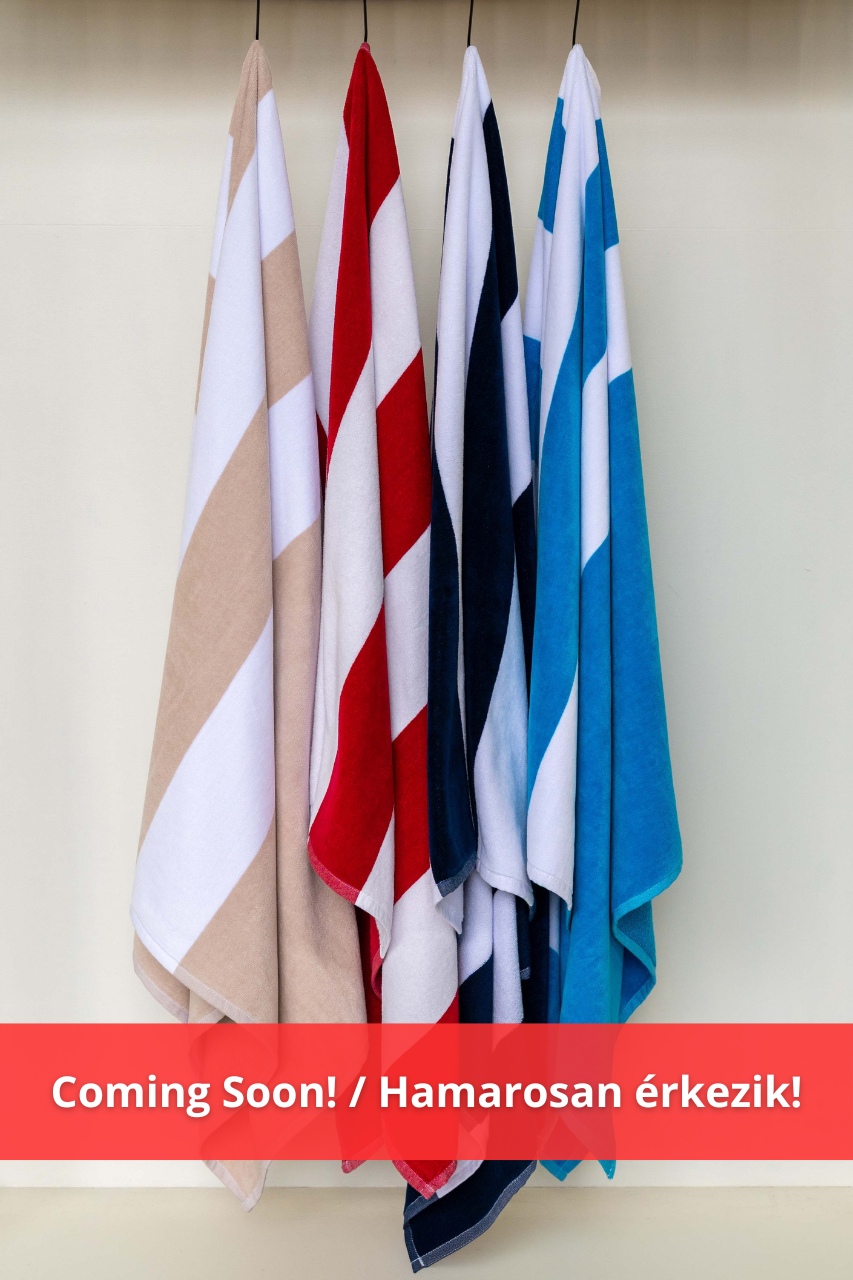 OLIMA „CLASSIC MARINE” BEACH VELOUR TOWEL - Olima