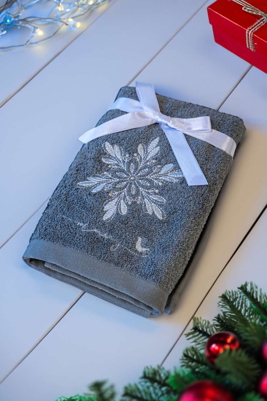 OLIMA CHRISTMAS TOWEL - SNOWFLAKE - Olima