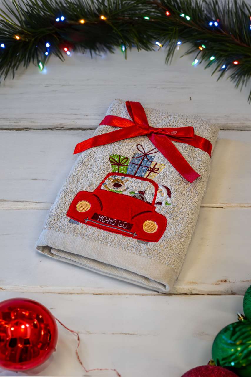 OLIMA CHRISTMAS TOWEL - CHRISTMAS SHOPPING - Olima