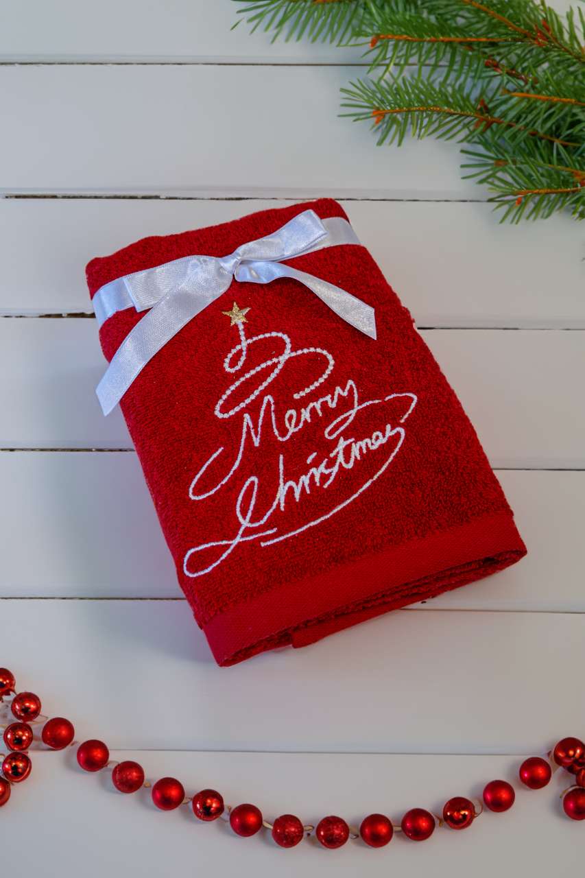 OLIMA CHRISTMAS TOWEL - MERRY CHRISTMAS - Olima