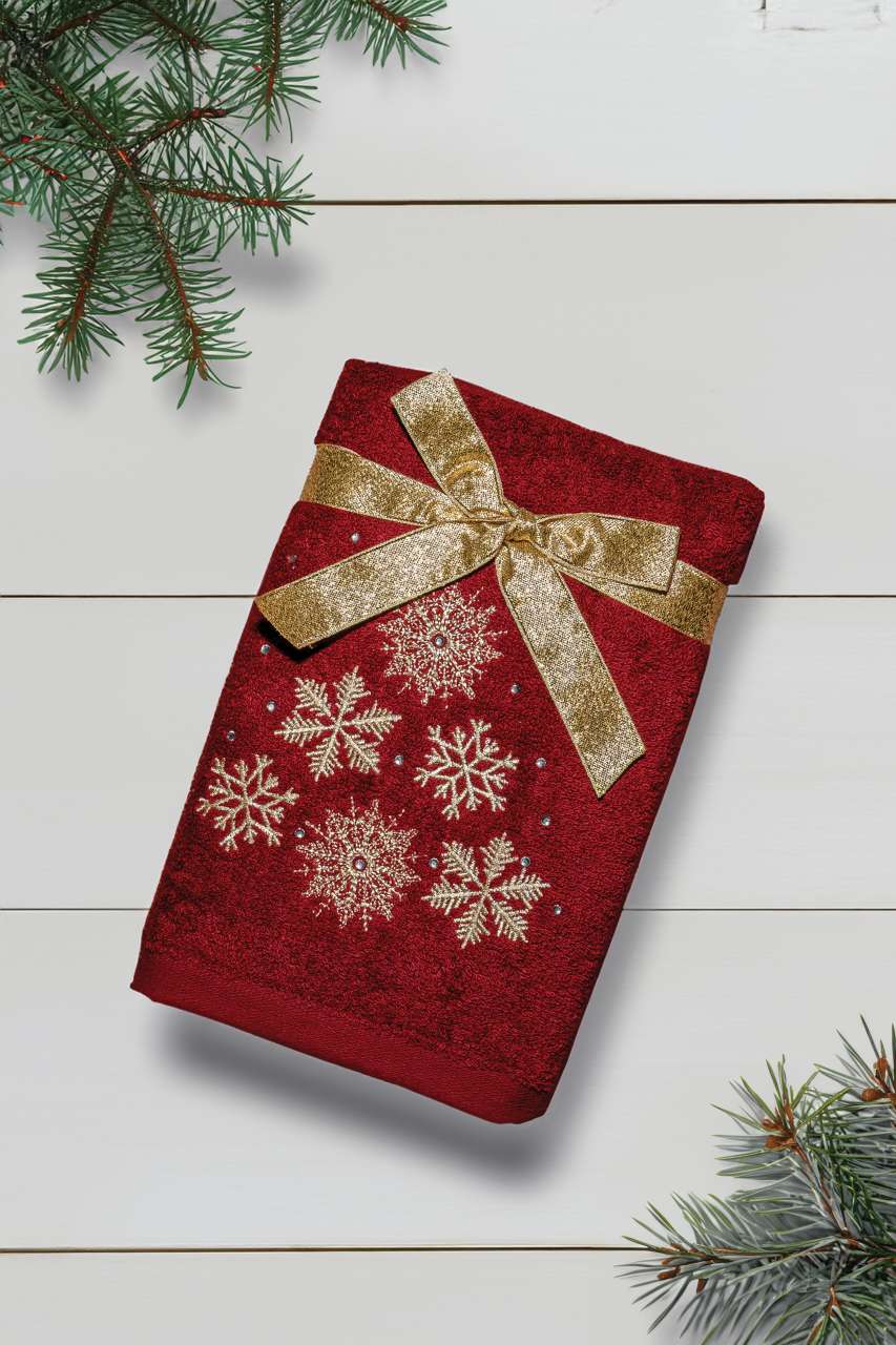 OLIMA CHRISTMAS TOWEL - SNOWFLAKES I - Olima