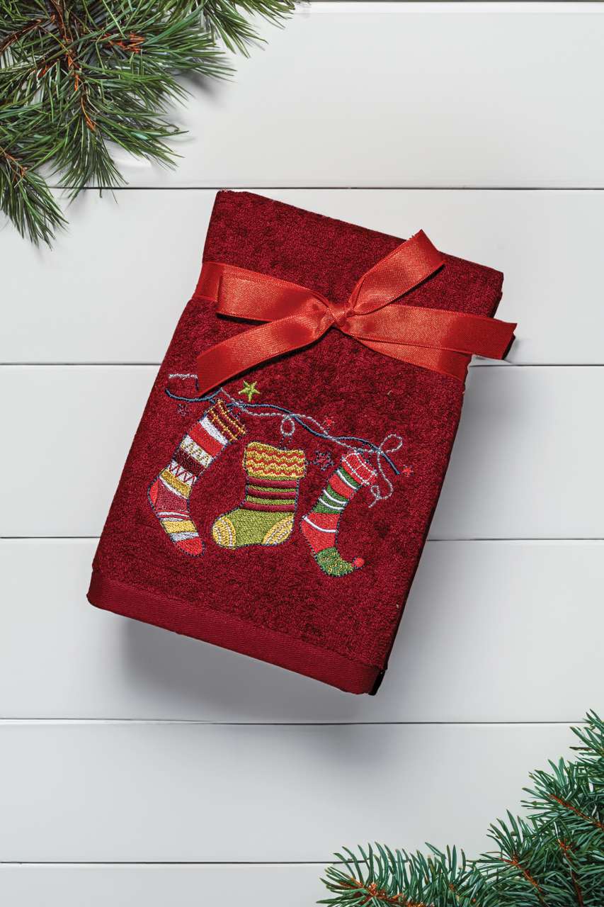 OLIMA CHRISTMAS TOWEL - CHRISTMAS SOCKS - Olima