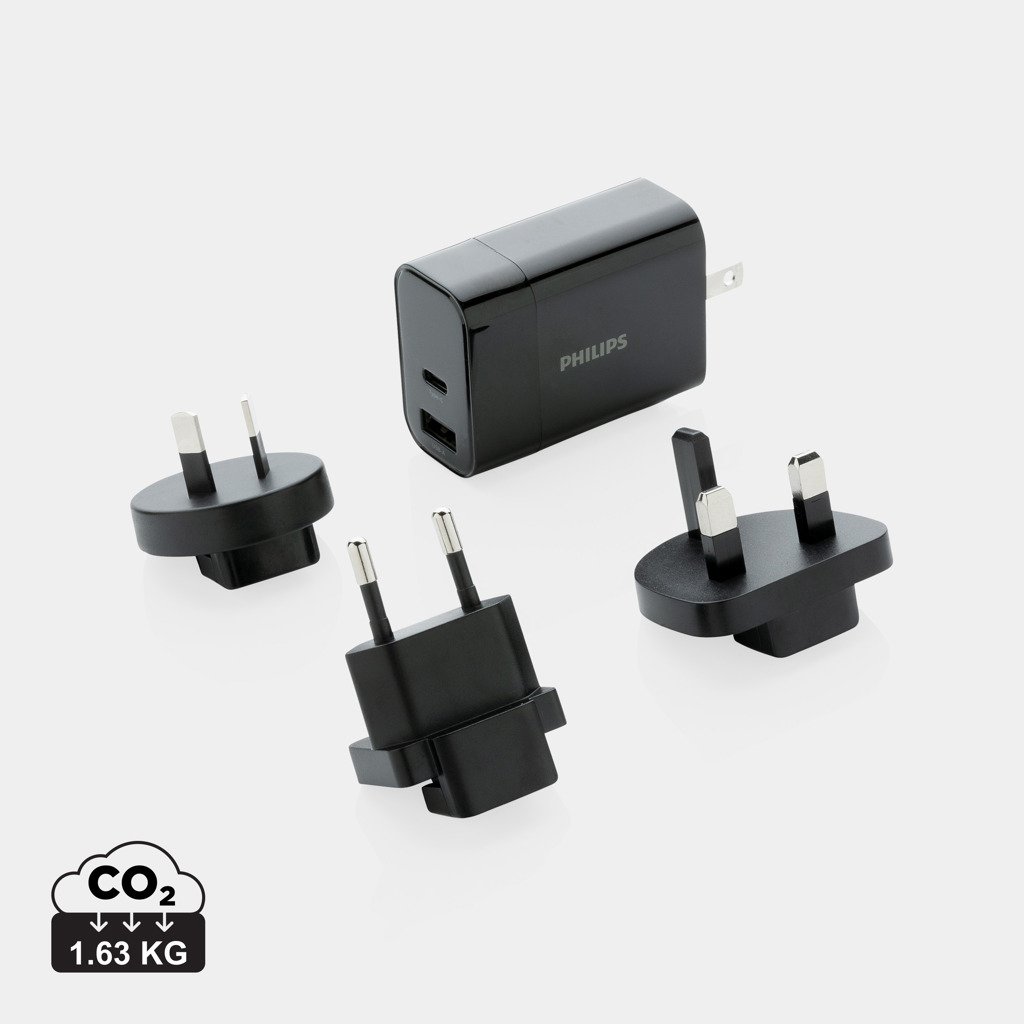 Ultra rýchly PD cestovný nabíjací adaptér Philips - Philips