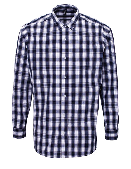 'MULLIGAN' CHECK - MEN'S LONG SLEEVE COTTON SHIRT - Premier
