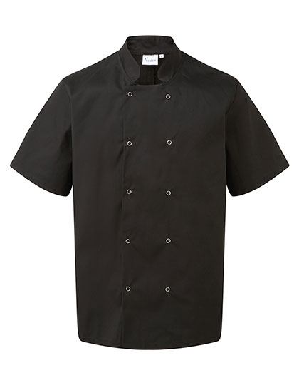 CHEF'S SHORT SLEEVE STUD JACKET - Premier