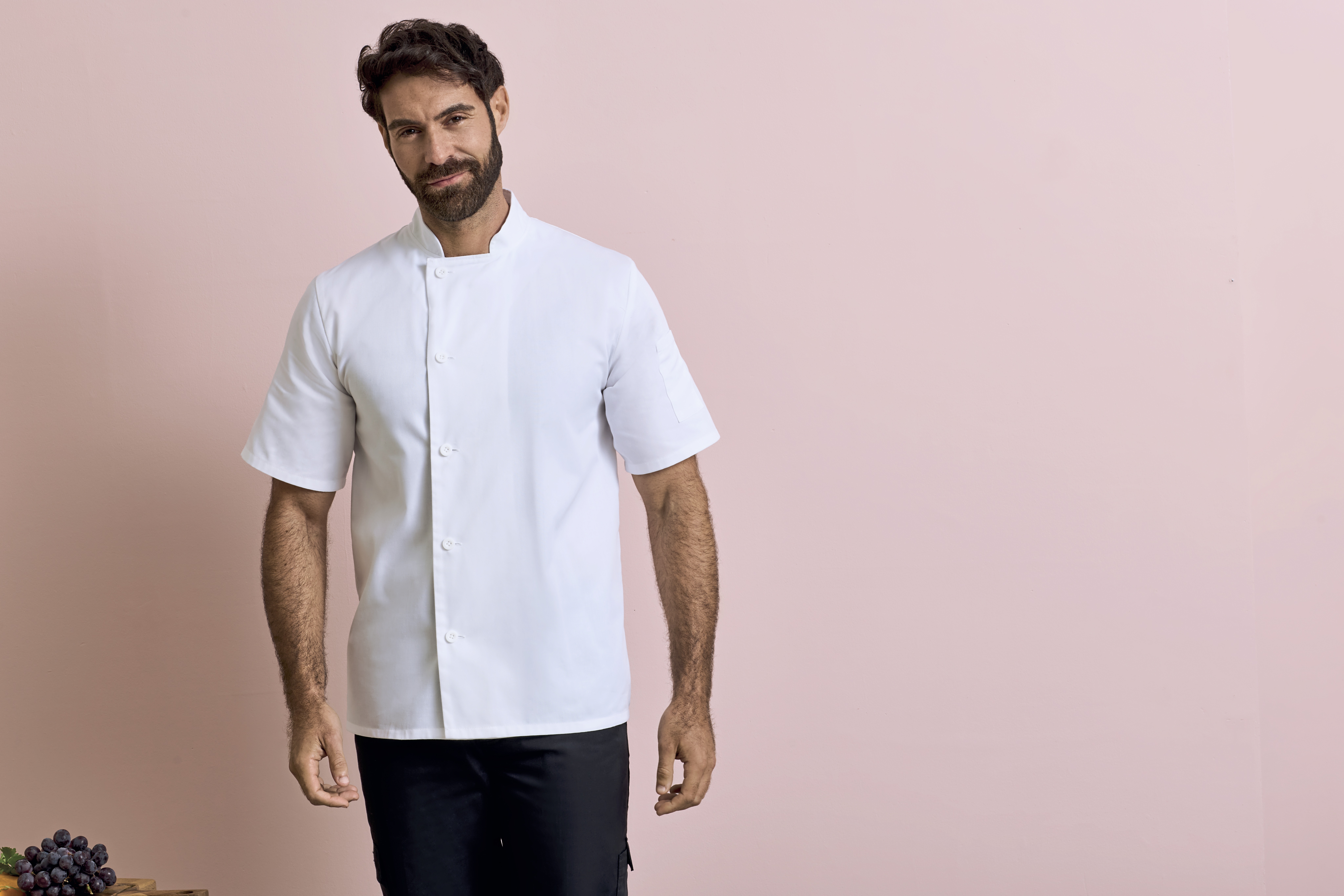 'ESSENTIAL' SHORT SLEEVE CHEF'S JACKET - Premier
