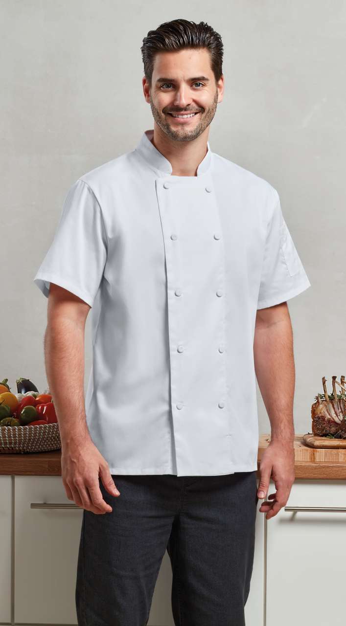 CHEF'S COOLCHECKER® SHORT SLEEVE JACKET - Premier