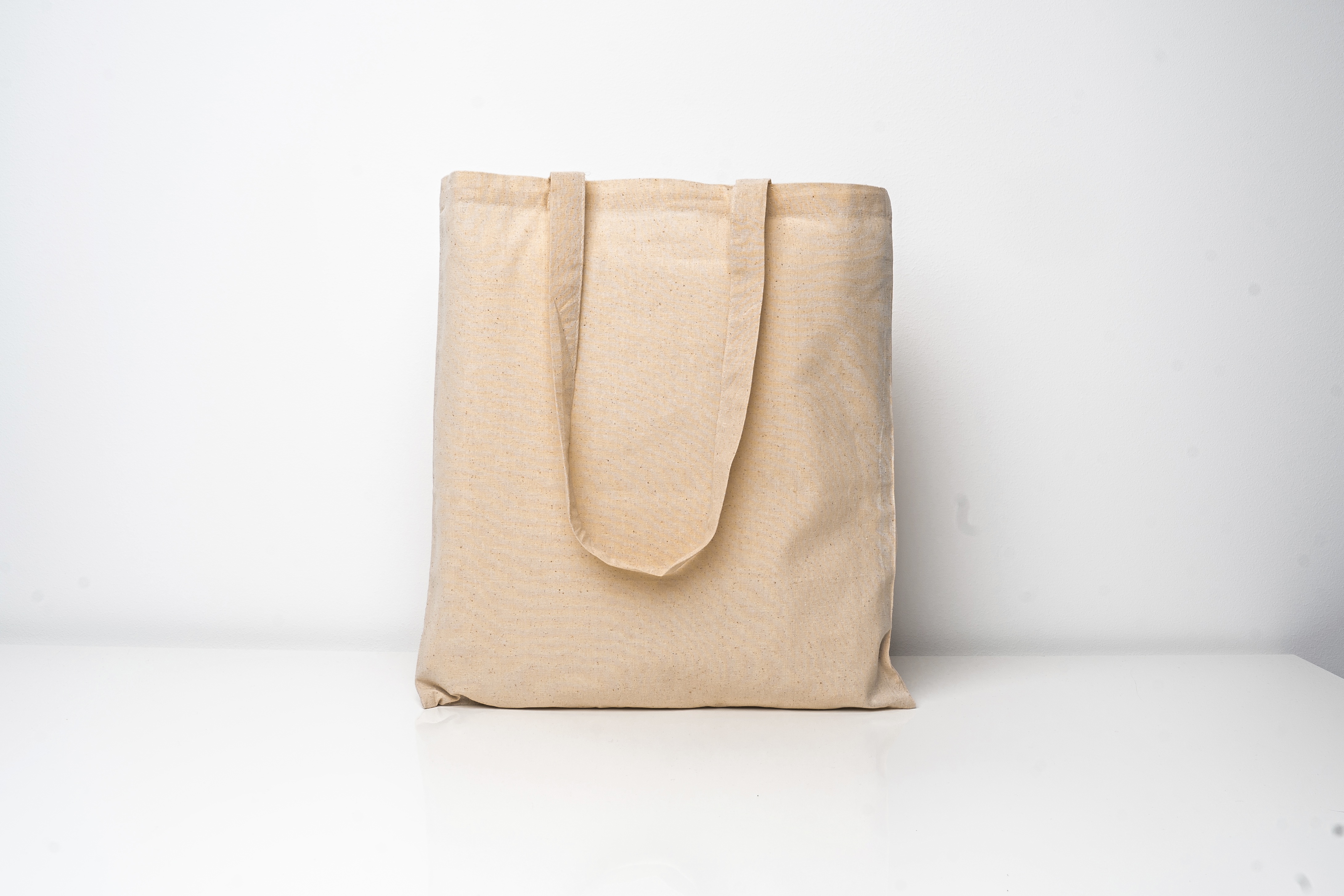 Cotton Bag Natural Long Handles - Printwear