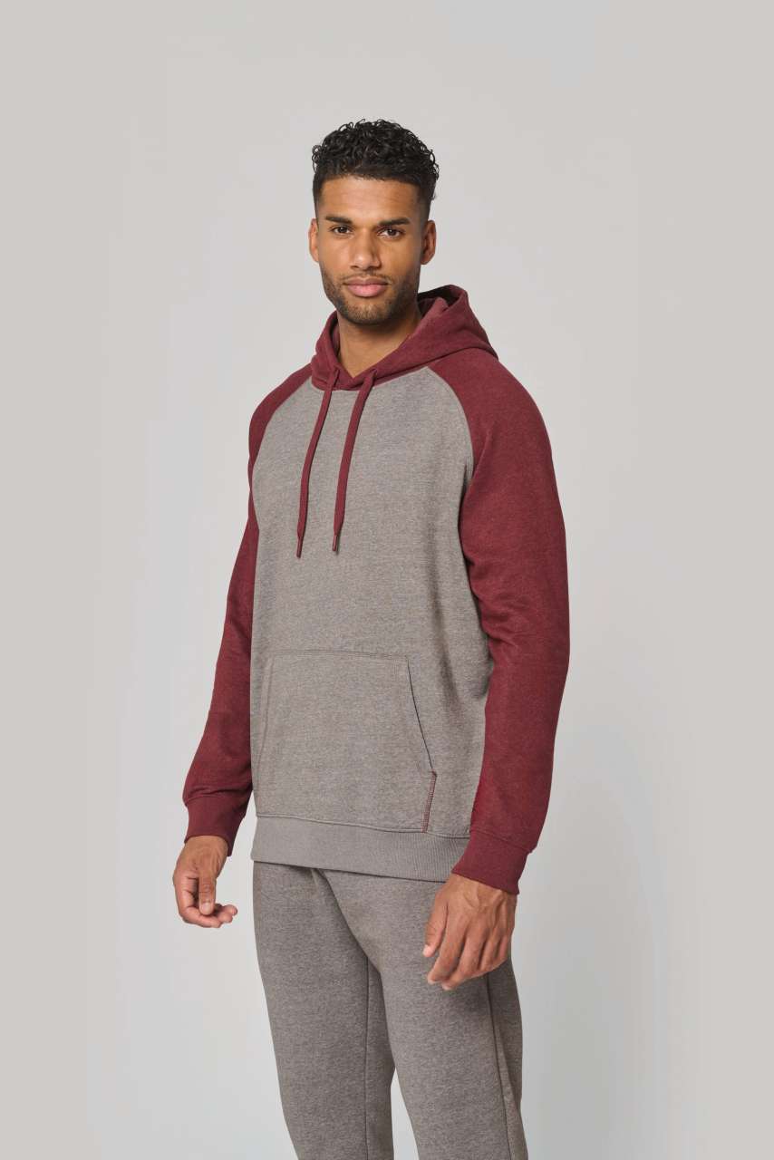 ADULT TWO-TONE HOODED SWEATSHIRT - Proact