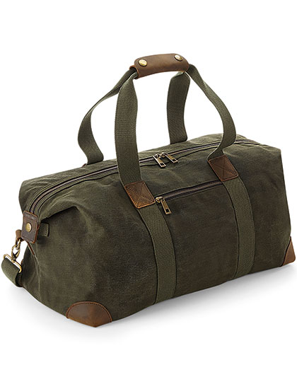 Heritage Waxed Canvas Holdall - Quadra