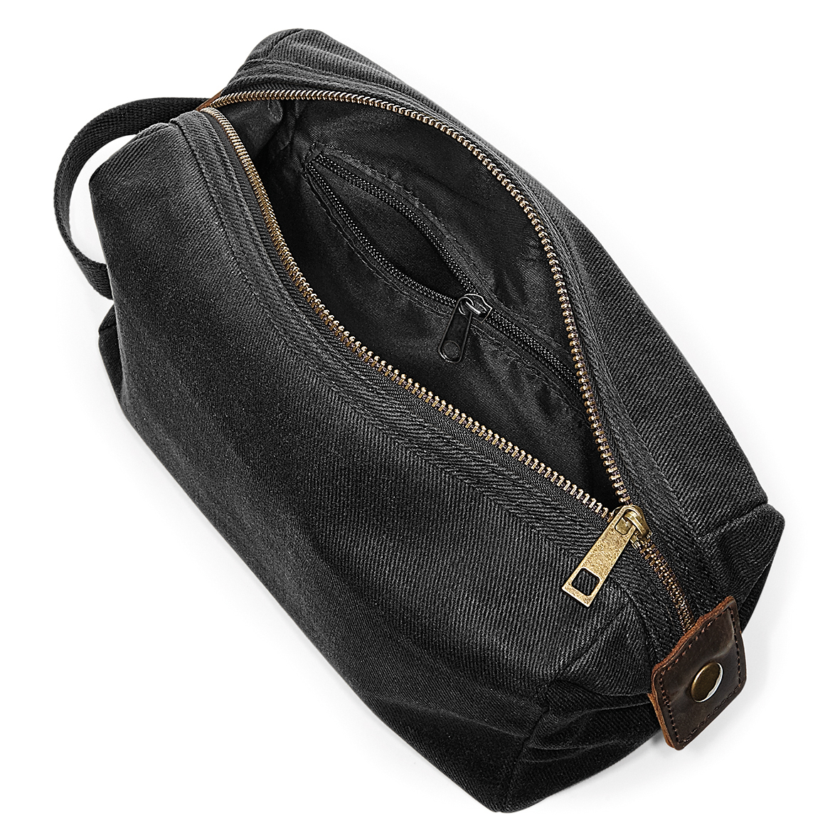 Heritage Waxed Canvas Wash Bag - Quadra