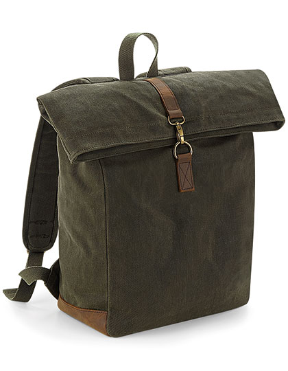 Heritage Waxed Canvas Backpack - Quadra
