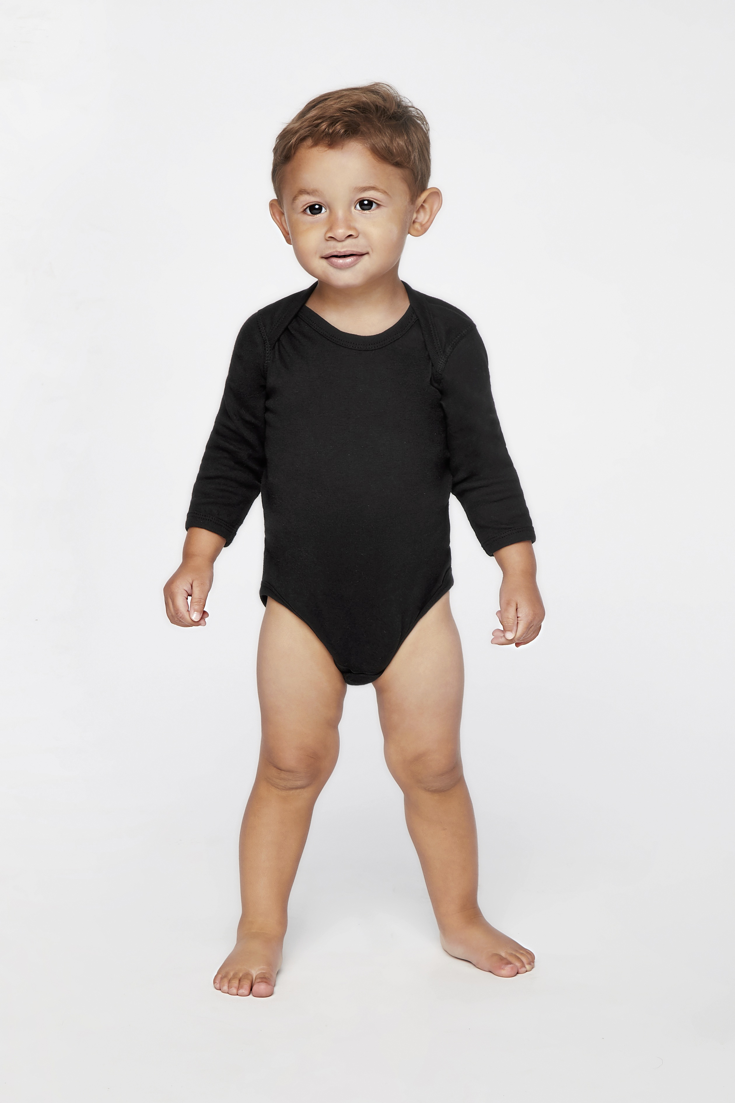 Infant Fine Jersey Long Sleeve Bodysuit - Rabbit Skins