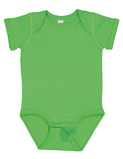 Infant Fine Jersey Short Sleeve Bodysuit - Rabbit Skins