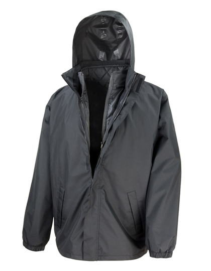 3-in-1 Jacket With Quilted Bodywarmer - Result Core