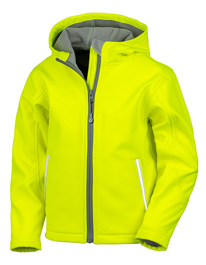 Junior TX Performance Hooded Soft Shell Jacket - Result Core