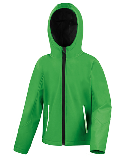 Junior TX Performance Hooded Soft Shell Jacket - Result Core