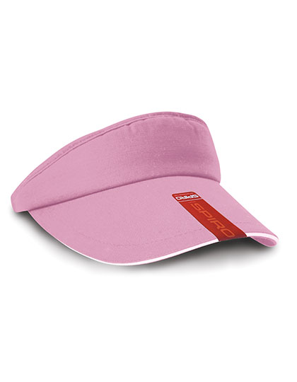 Herringbone Sun Visor With Sandwich Peak - Result Headwear