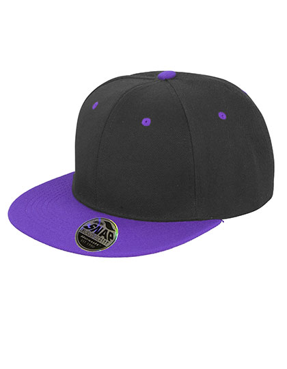 Bronx Original Flat Peak Snapback Dual Colour Cap - Result Headwear