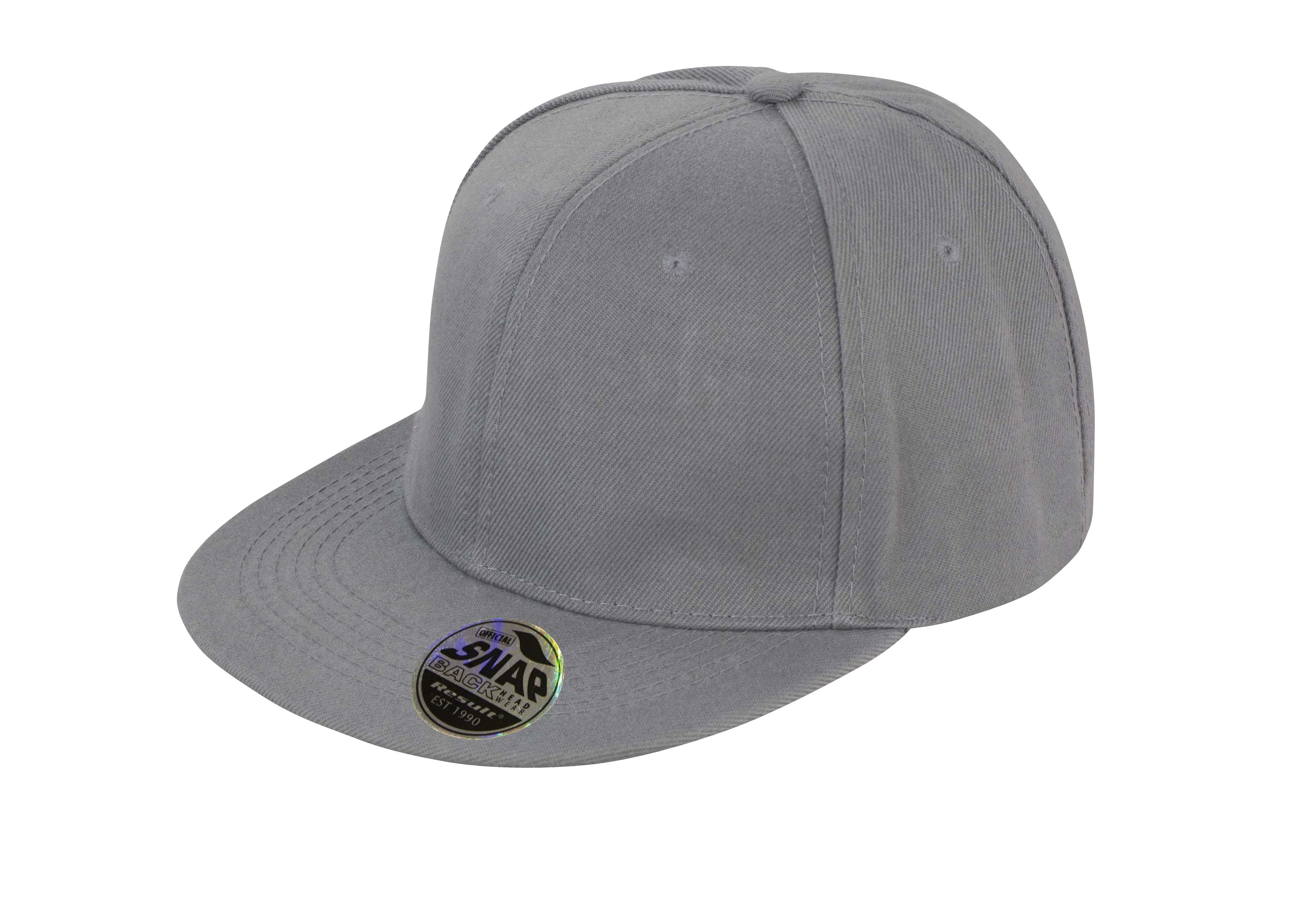 Bronx Original Flat Peak Snapback Cap - Result Headwear