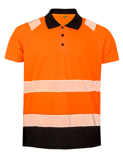 Recycled Safety Polo Shirt - Result Recycled