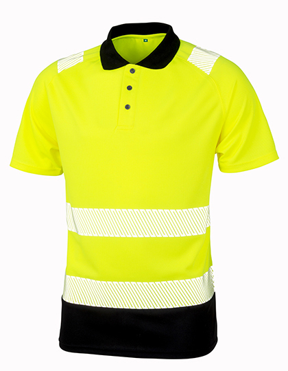 Recycled Safety Polo Shirt - Result Recycled