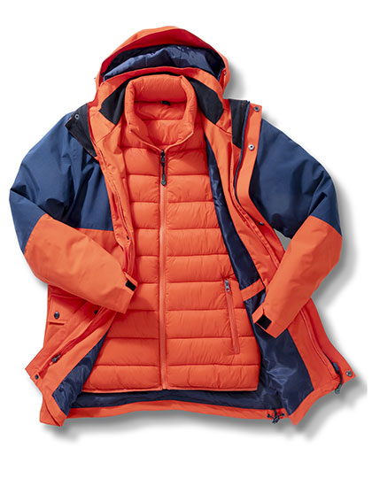 Recycled 3-In-1 Padded Ripstop Jacket - Result Recycled