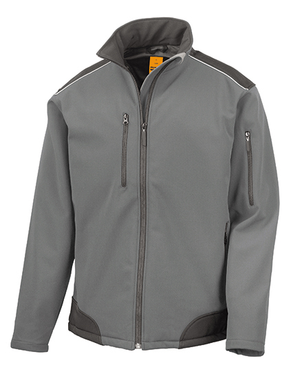 Ripstop Soft Shell Workwear Jacket With Cordura Panels - Result Workguard