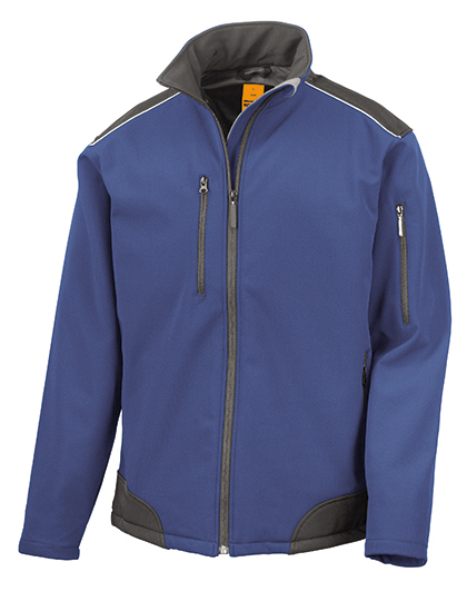 Result Workguard Ripstop Soft Shell Workwear Jacket With Cordura Panels